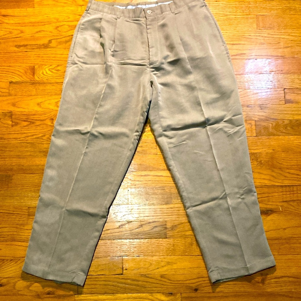 TEHAMA Men's Tan dress Pants   34/30